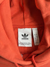 Adidas Originals Rust Orange 3-Stripe Hoodie with Embroidered Trefoil – (L)