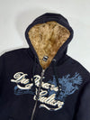 Design United Sherpa Lined Graphic Zip Hoodie – Black (XL)