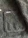 Ellesse Black Sherpa Fleece Toggle Jacket(2XL)
