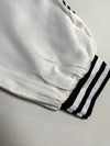Embroidered Crane Sukajan Souvenir Bomber Jacket – Black/White Satin (S)