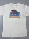 Gildan | Dolphin Swim School Graphic Tee White | (M)