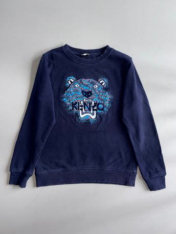 Kenzo Paris Tiger Logo Sweatshirt Embroded (S)