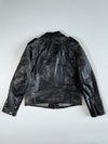 Cuirs Guignard Classic Black Leather Biker Jacket (XL)