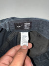 Nike Heritage86 Futura Washed Black Cap – White Embroidered Logo (Adjustable)