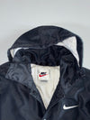 Nike Vintage Big Logo Black & White Hooded Jacket (2XL/3XL)
