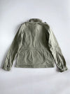 Superdry | M65 Field Utility Jacket With Hidden Collar Cap | Washed Olive Green (M)