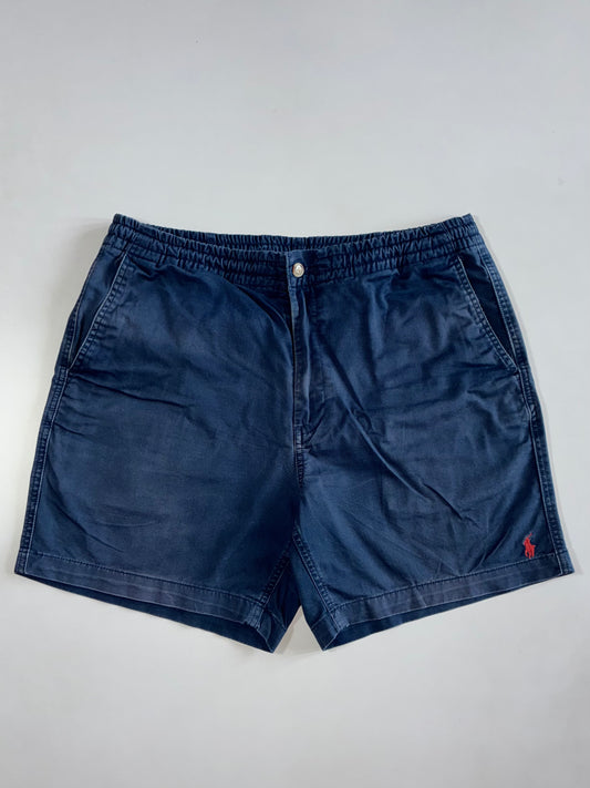 Polo Ralph Lauren Navy Chino Shorts Elastic (W:34|L:17)