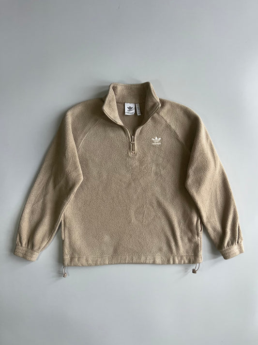 Adidas Originals | Sherpa Fleece Quarter-Zip Sweatshirt (L)
