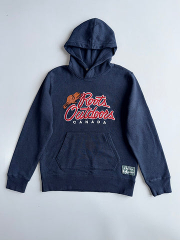 Roots | Navy Outdoors Canada Hoodie | (L)