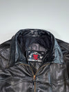 Due West “Live Love Life” Black Leather Western Yoke Jacket (2XL/3XL)