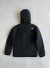 The North Face Black Quilted Puffer Detachable hood Jacket (M)