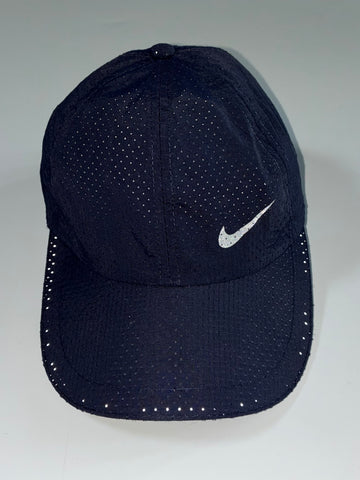 Nike Perforated Black Swoosh Cap (Adjustable)
