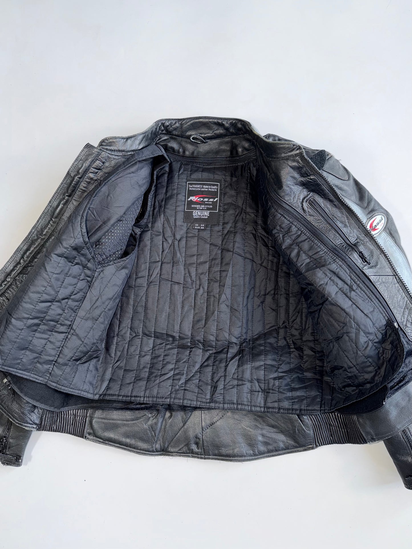 ZVintage Riossi Pure Leather Racing Jacket | Heavily Padded RARE (M/L)