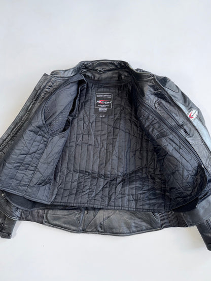 ZVintage Riossi Pure Leather Racing Jacket | Heavily Padded RARE (M/L)