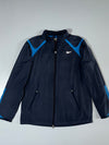 Nike Colorblock Full-Zip Track Jacket (Navy/Blue) – Size (XL)