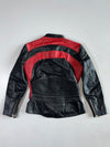 Harro Kombi Black/Red Leather Racing Jacket (XS)