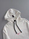 Nike Embroidered Swoosh Zip-Pocket Hoodie – Off-White (XL)