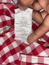 Scotch & Soda Red White Gingham Check Snap Button Shirt (M)