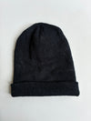 Vintage Carhartt Black Classic Logo Patch Beanie (H-11 inches/W-18)
