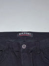 Mid.Point Black Moto-Style Cargo Jeans (W:34|L:44)