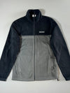 Columbia Black & Grey Colorblock Fleece Jacket (M)