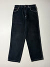 Vintage Southpole Black Baggy Contrast Stitch Denim Jeans (W:31) (L:41)
