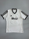 Adidas Climalite Bitburger Sponsor Football Jersey – White (L/XL)