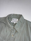 Vintage Columbia Sage Green Fishing Utility Shirt (2XL)