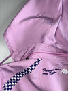 Kappa Houndstooth Panel Windbreaker (Detechable Hood) Jacket (S)