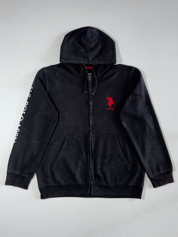 U.S. Polo Assn Full-Zip Hoodie – Black (3XL)