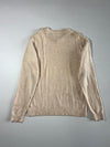 Tommy Hilfiger Cream Lambswool V-Neck Sweater (S/M)