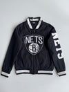 NBA Brooklyn Nets Track Jacket – Black/White (S)