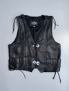 ZSuper Premium Original Leather Vest (S/M)