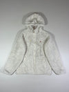 Fila White Sherpa Hooded Zip Jacket (M)