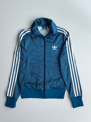 Adidas Originals Firebird Track Jacket – Blue Floral Print (xs)