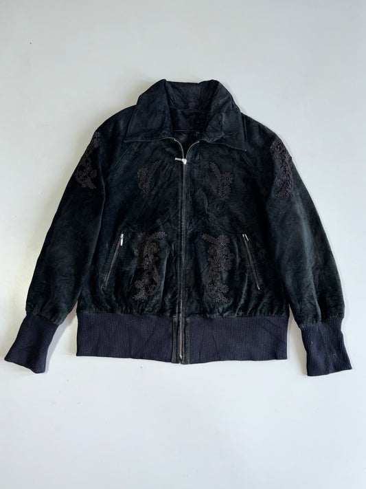 Super Premium Original Pure Leather Jacket with Patch Work (M/L)