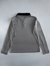Adidas Climawarm Long Sleeve Rugby Polo in Silver Grey (L)