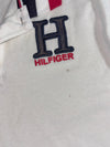 Tommy Hilfiger White "H" Crest Polo T-Shirt with Striped Collar – Youth (XXS)