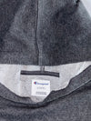 Champion Charcoal Grey Script Logo Hoodie – Size (S)