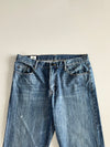 Lacoste Blue Distressed Straight Denim (W:36|L:44)