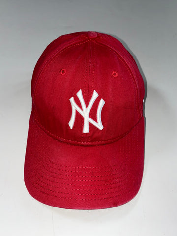 Vintage New Era Red NY Yankees Baseball Cap (Adjustable)