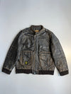 ZOld Navy Vintage Premium Original Pure Leather Jacket (XL/2XL)