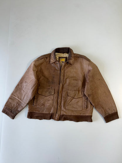 !                                                                                                                                                Super Premium Hunters Run ORiginal Leather Jacket (L/XL)