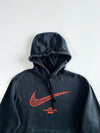 Nike International Black Graphic Wave Hoodie (L)
