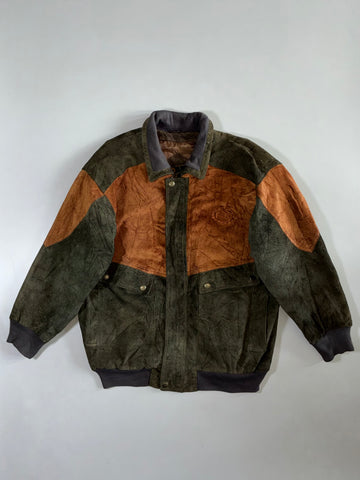Super Premium Original Suede Leather Jacket (XL)