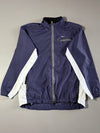 Vintage Nike Reflective Track Jacket – Navy & White (Kids S, 4-6) (M)