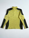 The North Face Colorblock Quarter Zip Sweater Fleece – Lime/Olive women’s (M)