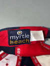 Myrtle Beach “Go USA” Cap – Red/Navy/White, 100% Cotton (Adjustable)
