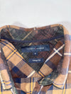 Tommy Hilfiger Brown Plaid Flannel Shirt – (L)