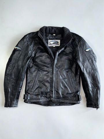 Bikers Club By Ficeda Pure Letter Racing Jacket (Paded)(XS)